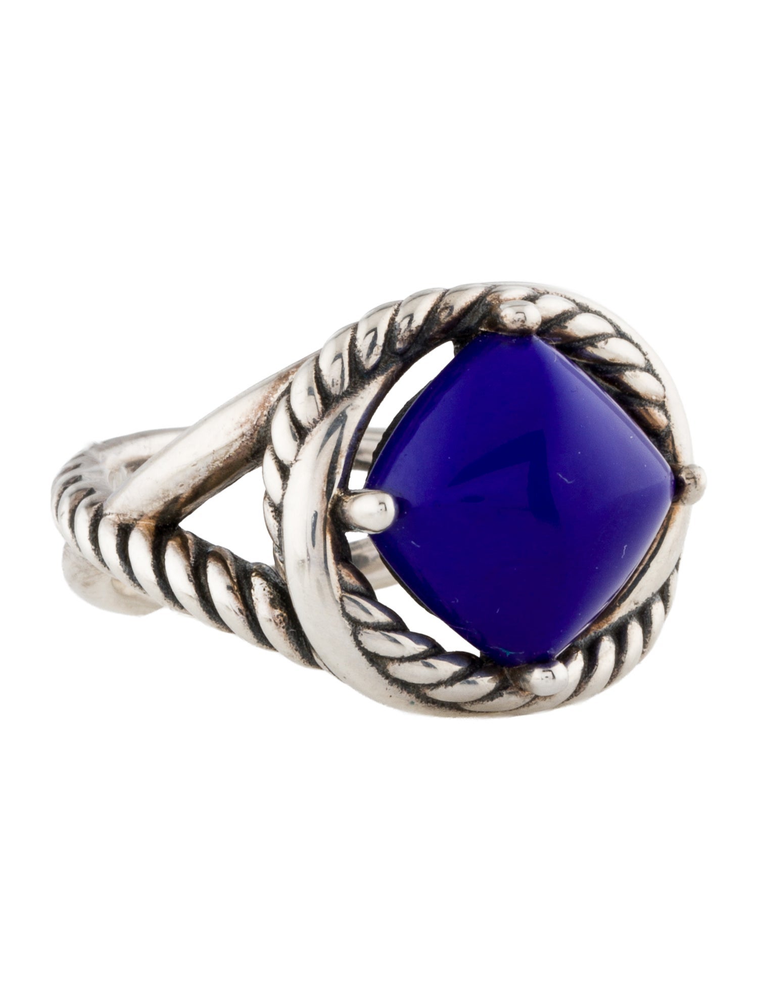 David Yurman Lapis Lazuli Infinity Cocktail Ring