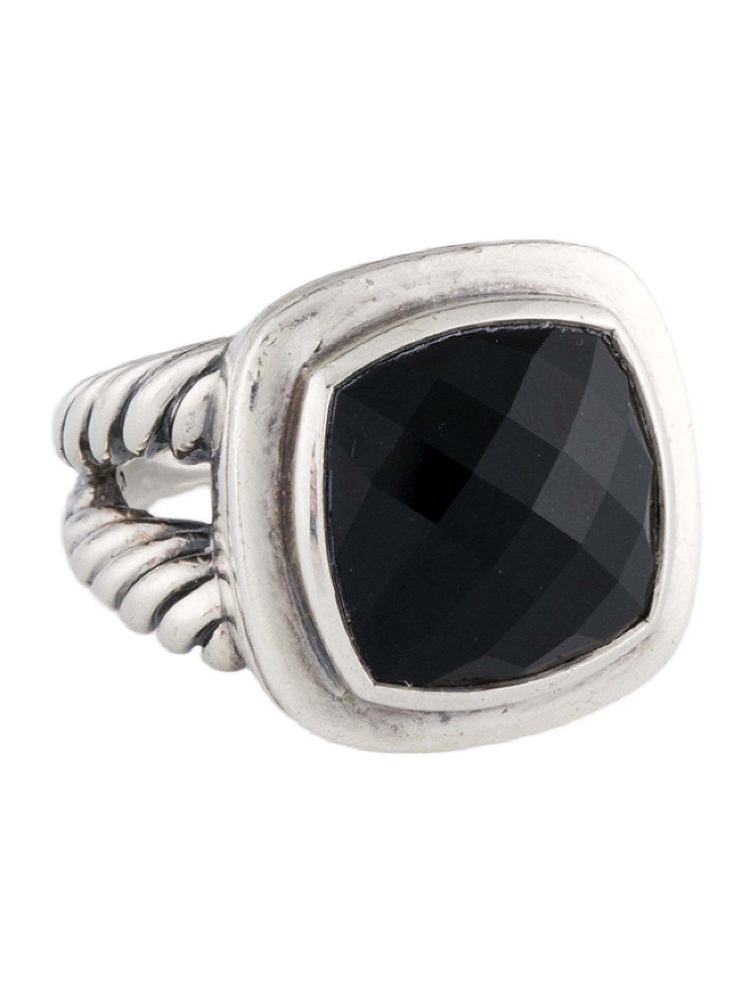 David Yurman Onyx Albion Cocktail Ring