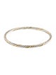 David Yurman Two-Tone Twisted Cable Bangle Bracelet