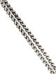 David Yurman Diamond Two-Tone Buckle Double Wheat Chain Bracelet