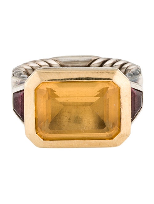 David Yurman Citrine & Garnet Novella Ring