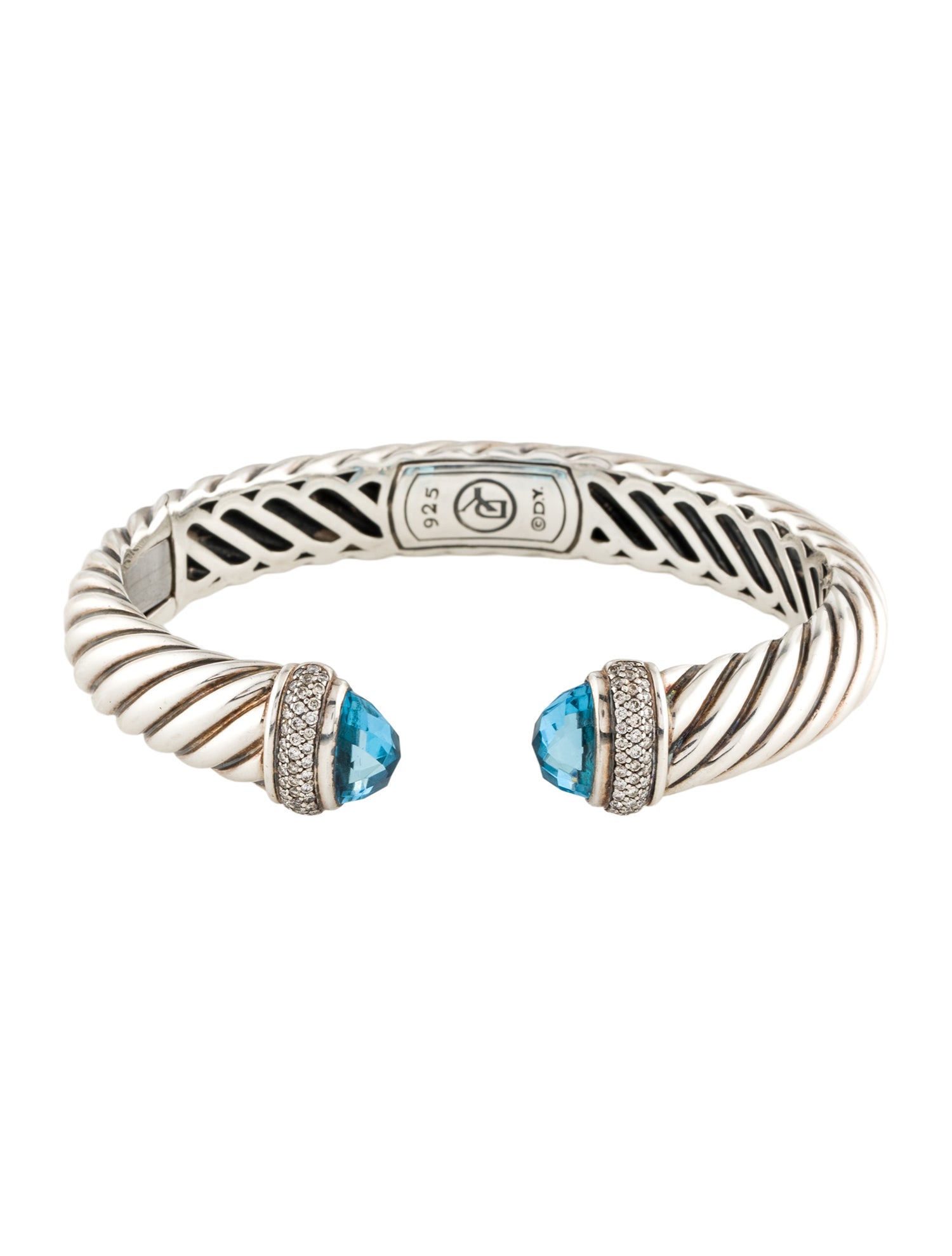 David Yurman Topaz & Diamond Bracelet