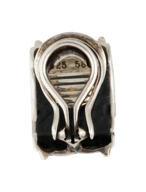 David Yurman Two-Tone Cable Clip-On Earrings