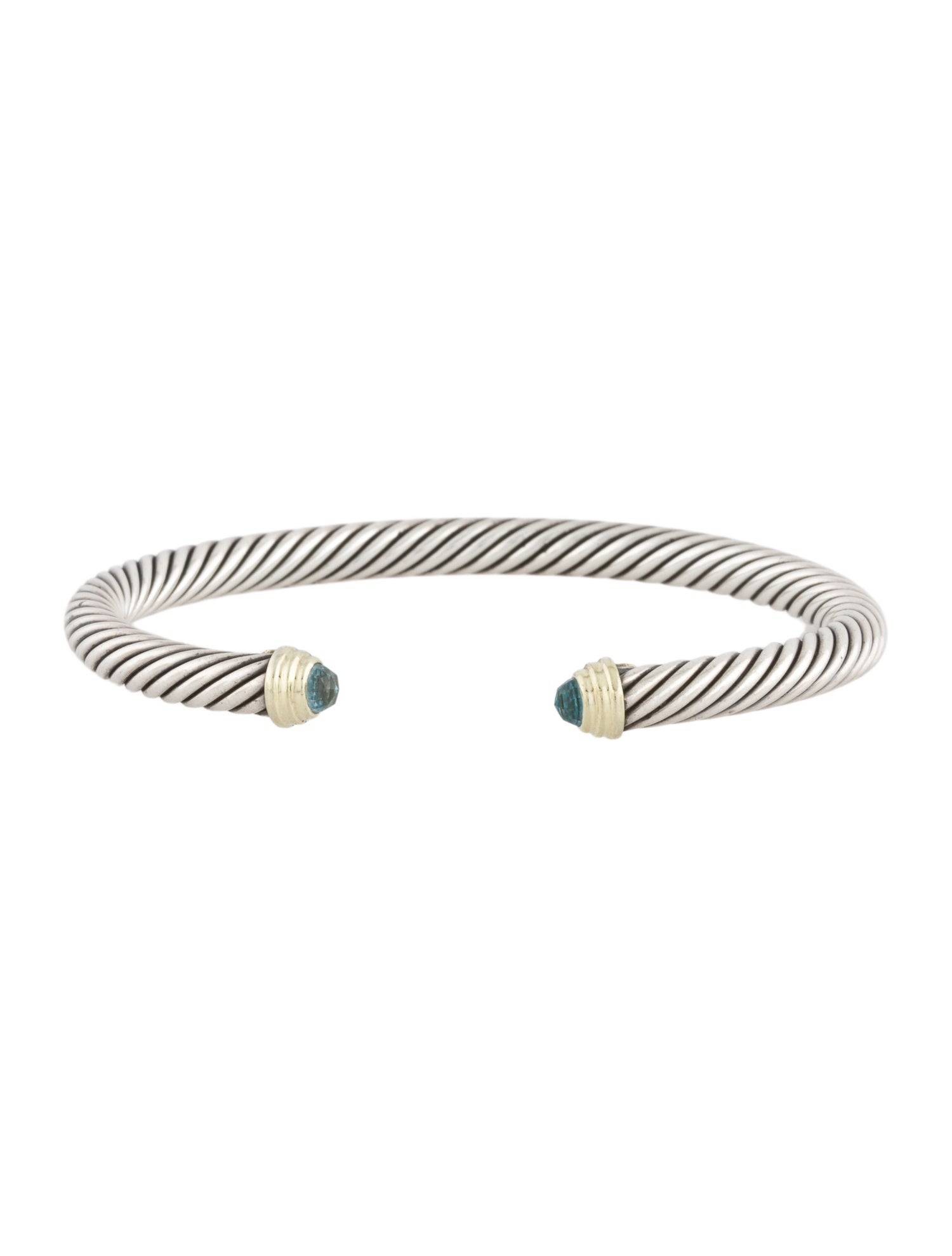 David Yurman Topaz Cable Bracelet