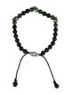 David Yurman Onyx & Diopside Spiritual Beads Skull Station Bracelet