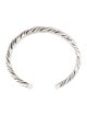 David Yurman 1.38ctw Diamond Sculpted Cable Cuff Bracelet
