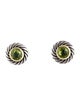 David Yurman Peridot Color Classic Stud Earrings