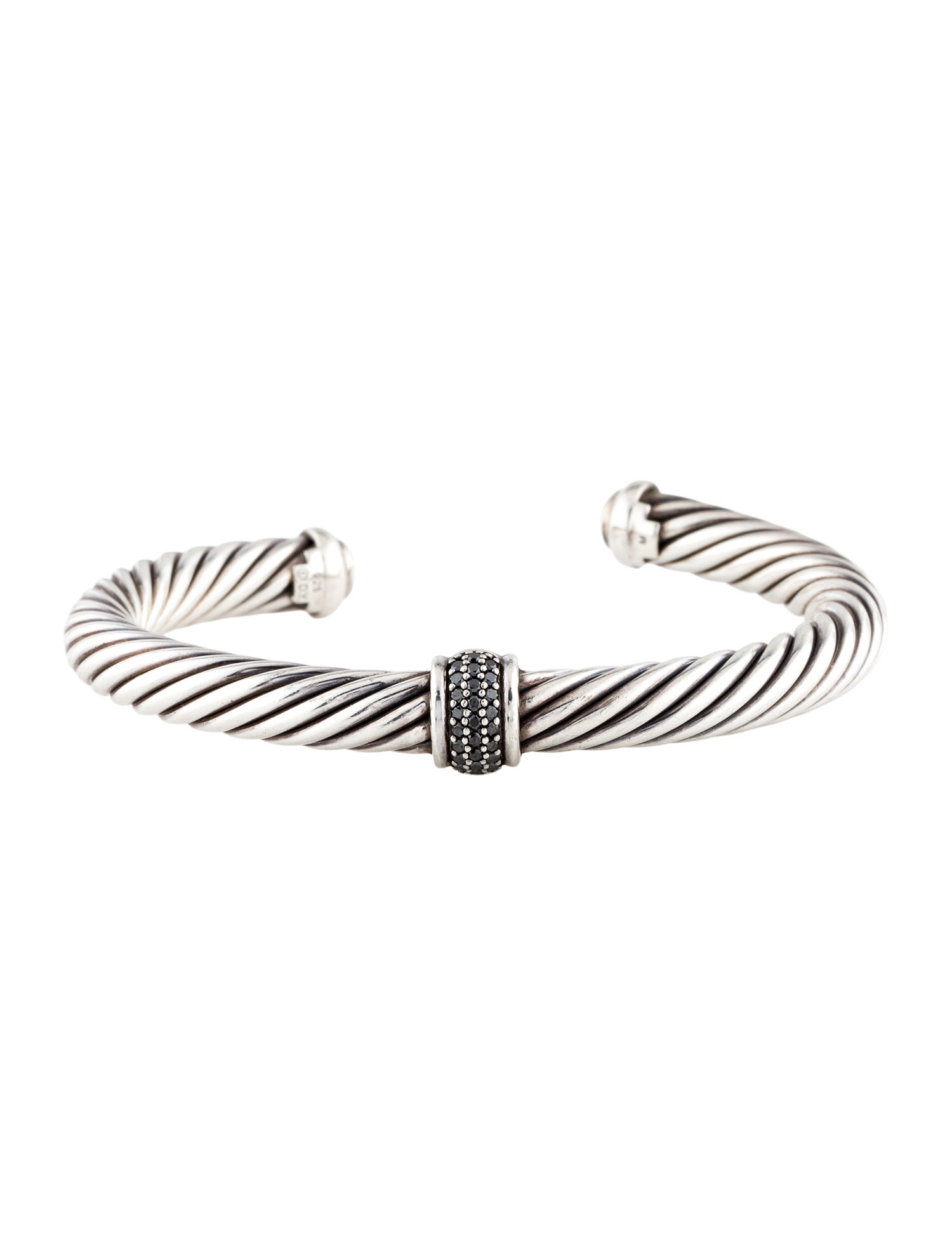 David Yurman Diamond Station Cable Cuff