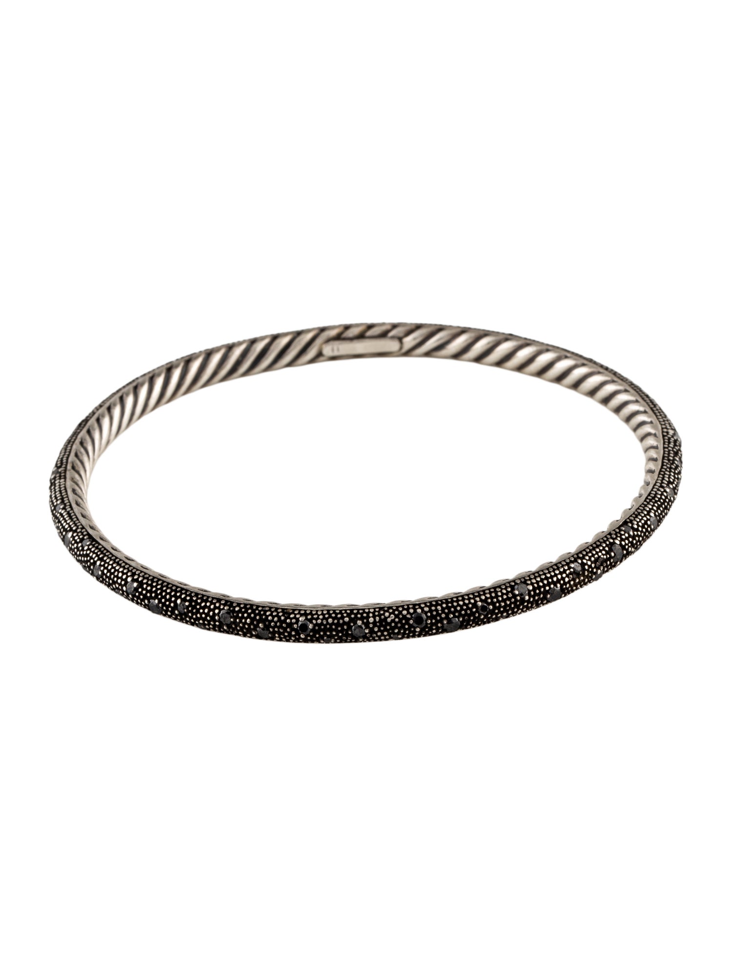 David Yurman 1.22ctw Diamond Midnight Mélange Bangle
