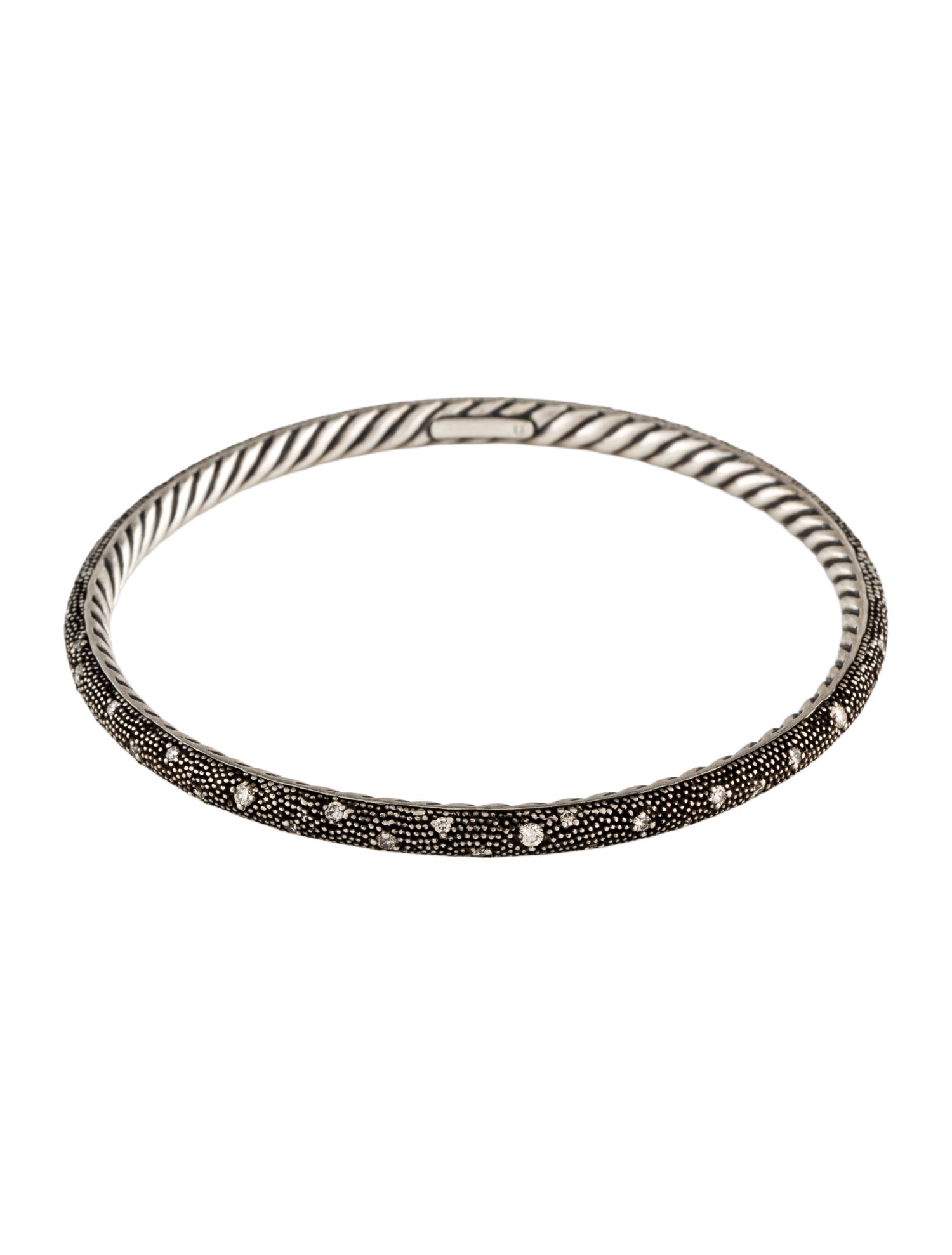 David Yurman Diamond Midnight Mélange Bangle