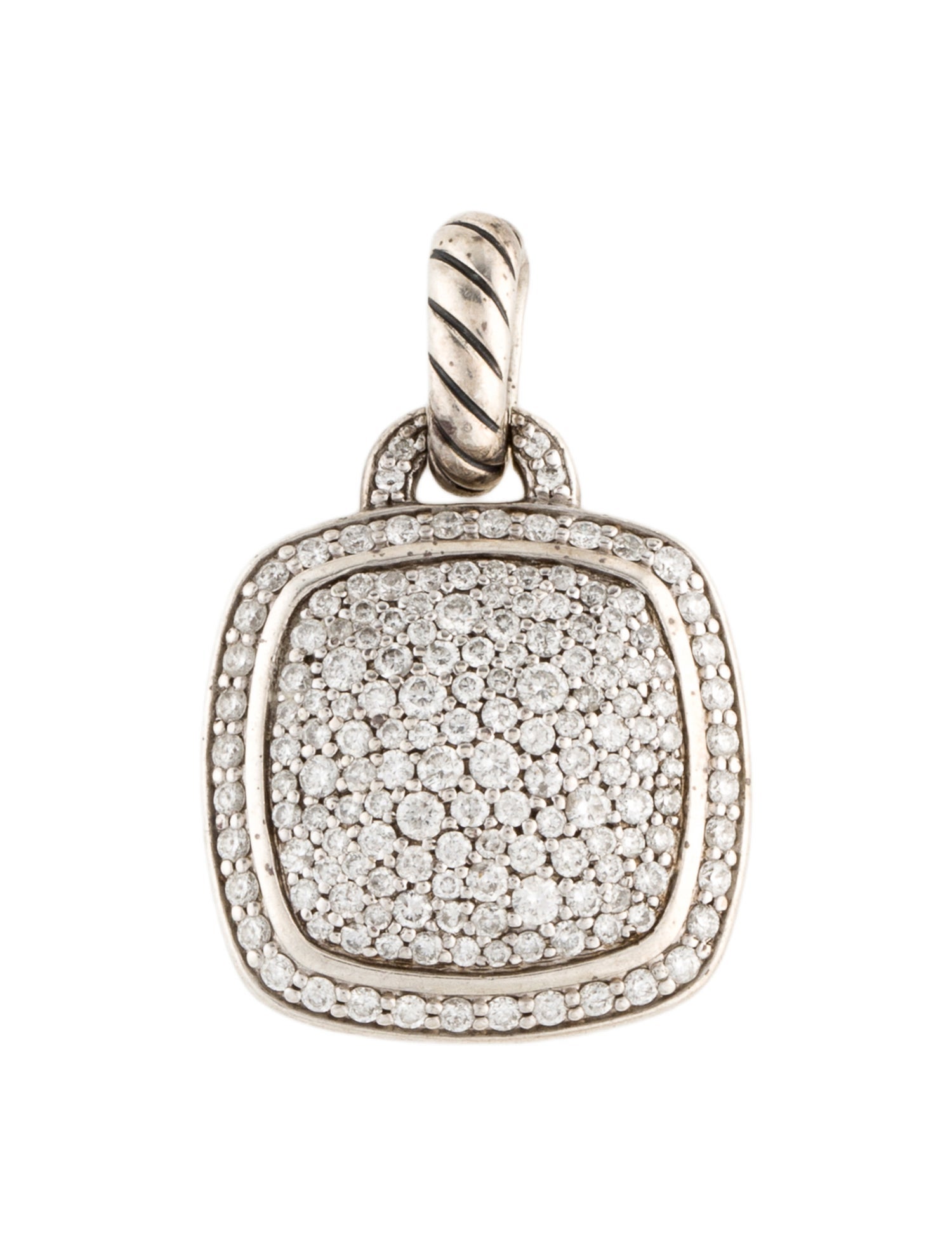 David Yurman 1.55ctw Diamond Albion Enhancer Pendant