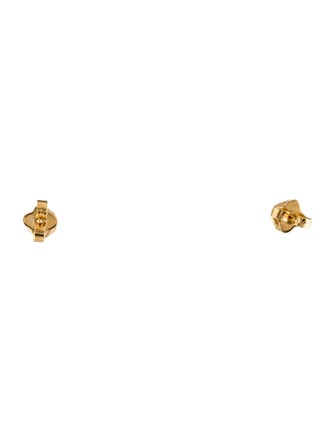 David Yurman 18K Diamond Infinity Studs
