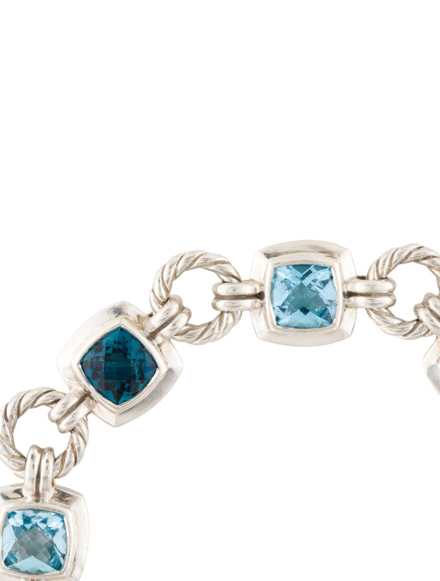 David Yurman Topaz Renaissance Link Bracelet