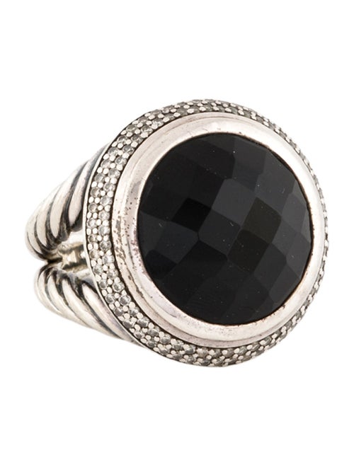 David Yurman Onyx & Diamond Ring