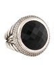 David Yurman Onyx & Diamond Ring