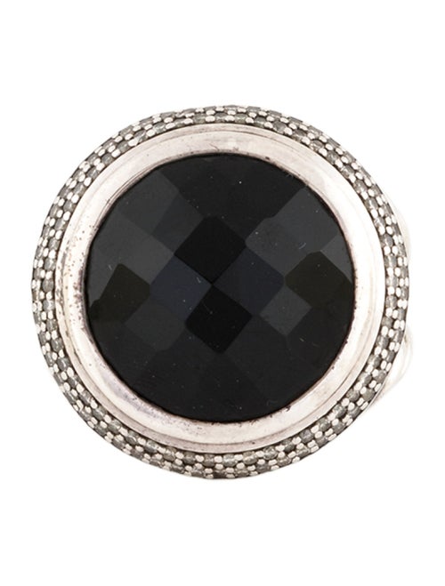 David Yurman Onyx & Diamond Ring