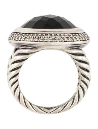 David Yurman Onyx & Diamond Ring
