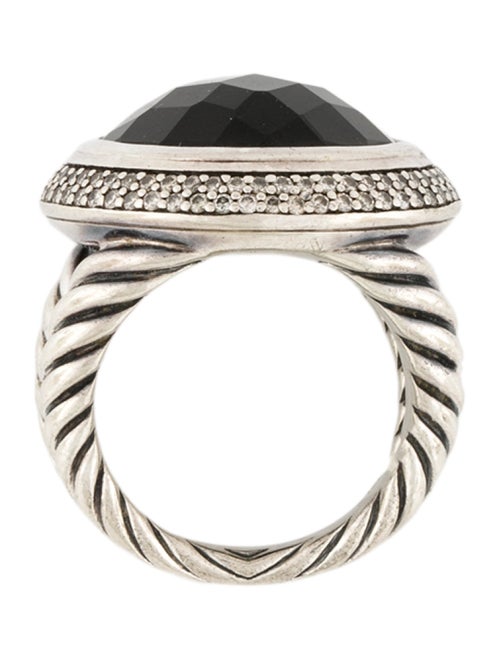 David Yurman Onyx & Diamond Ring