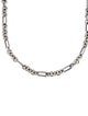 David Yurman Two-Tone Figaro Toggle Chain Necklace