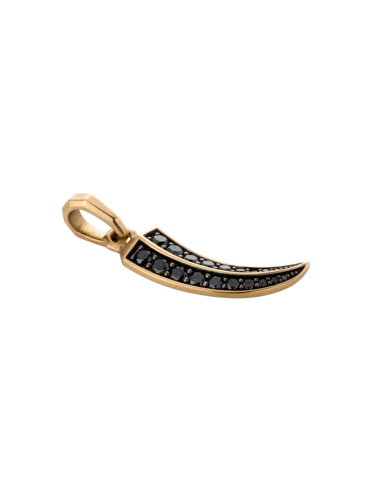 David Yurman 18K Diamond Claw Amulet Pendant