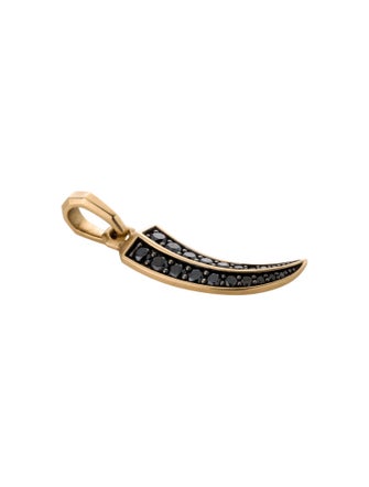 David Yurman 18K Diamond Claw Amulet Pendant