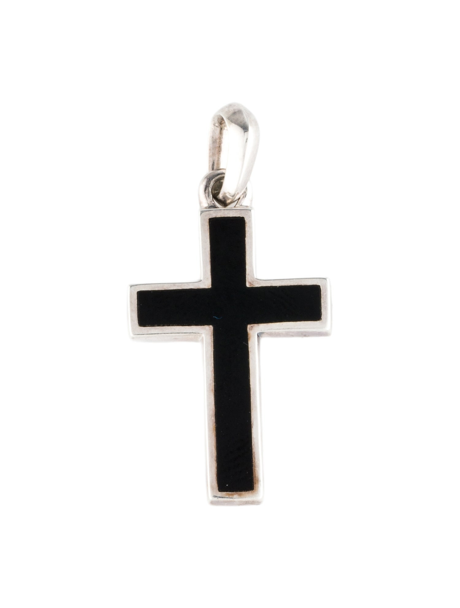 David Yurman Onyx Cross Pendant