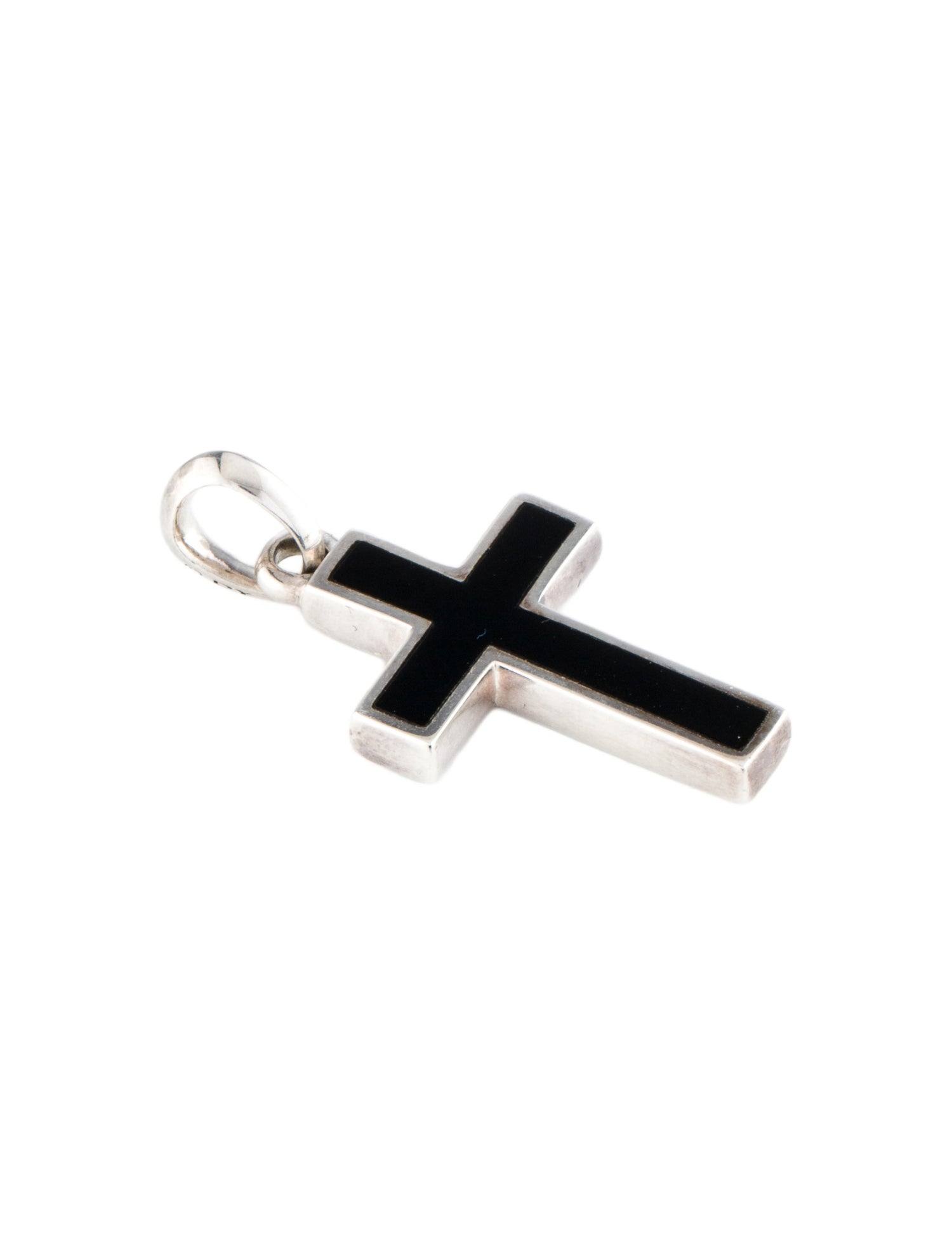 David Yurman Onyx Cross Pendant