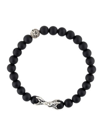 David Yurman Onyx Waves Station Spiritual Bead Bracelet