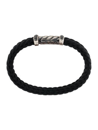 David Yurman Diamond Rubber Bracelet