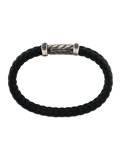David Yurman Diamond Rubber Bracelet