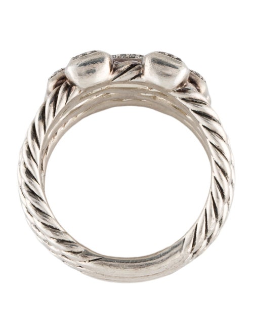 David Yurman Diamond Four-Row Confetti Ring