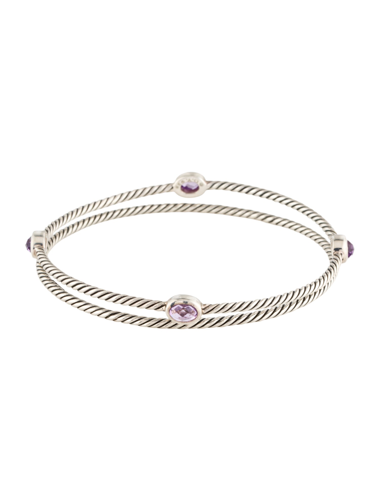 David Yurman Amethyst Color Classic Bangle Set