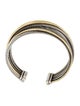 David Yurman Two-Tone Four-Row Crossover Cuff Bracelet