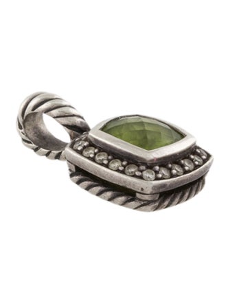 David Yurman Peridot & Diamond Petite Albion Pendant