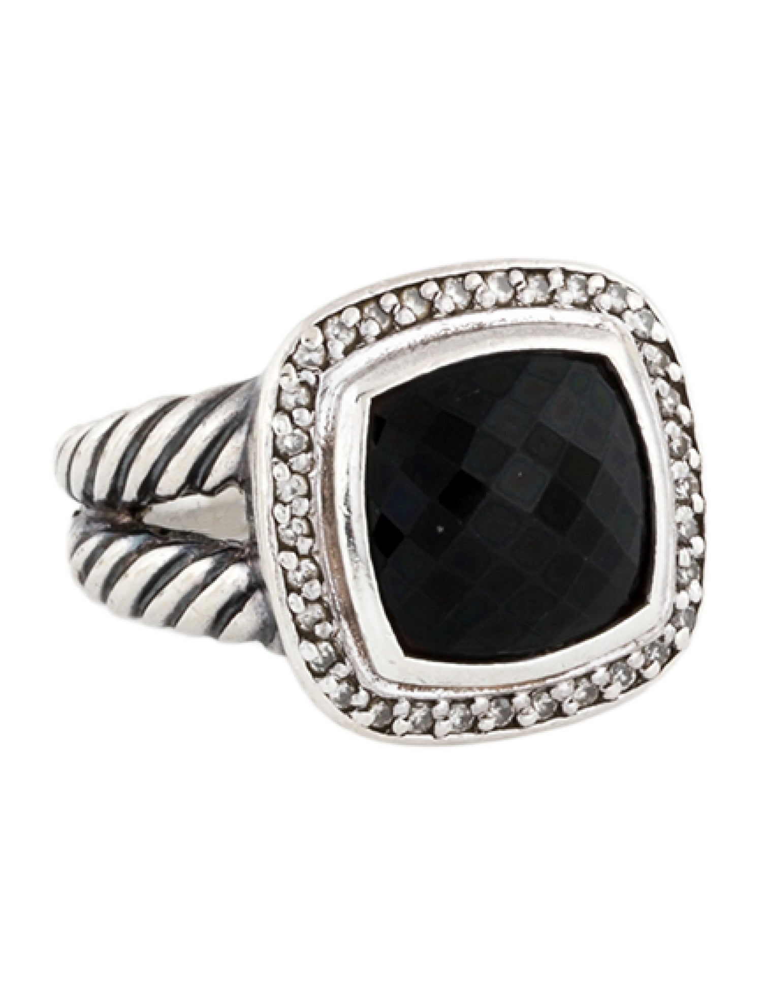 David Yurman Onyx & Diamond Albion® Ring