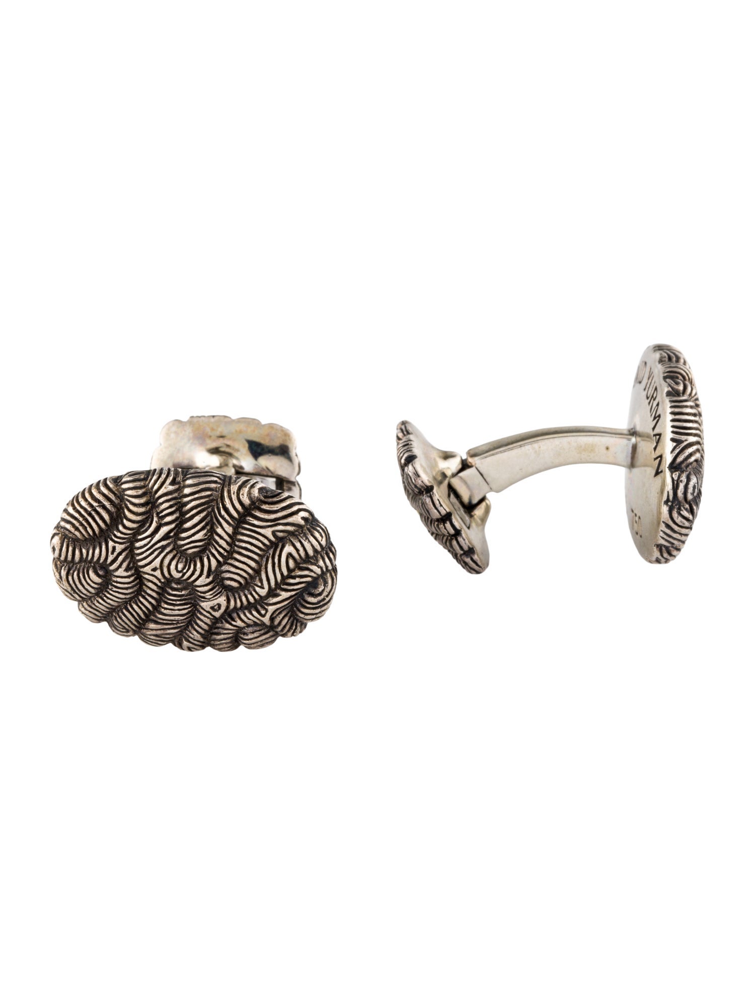David Yurman Two-Tone Cufflinks