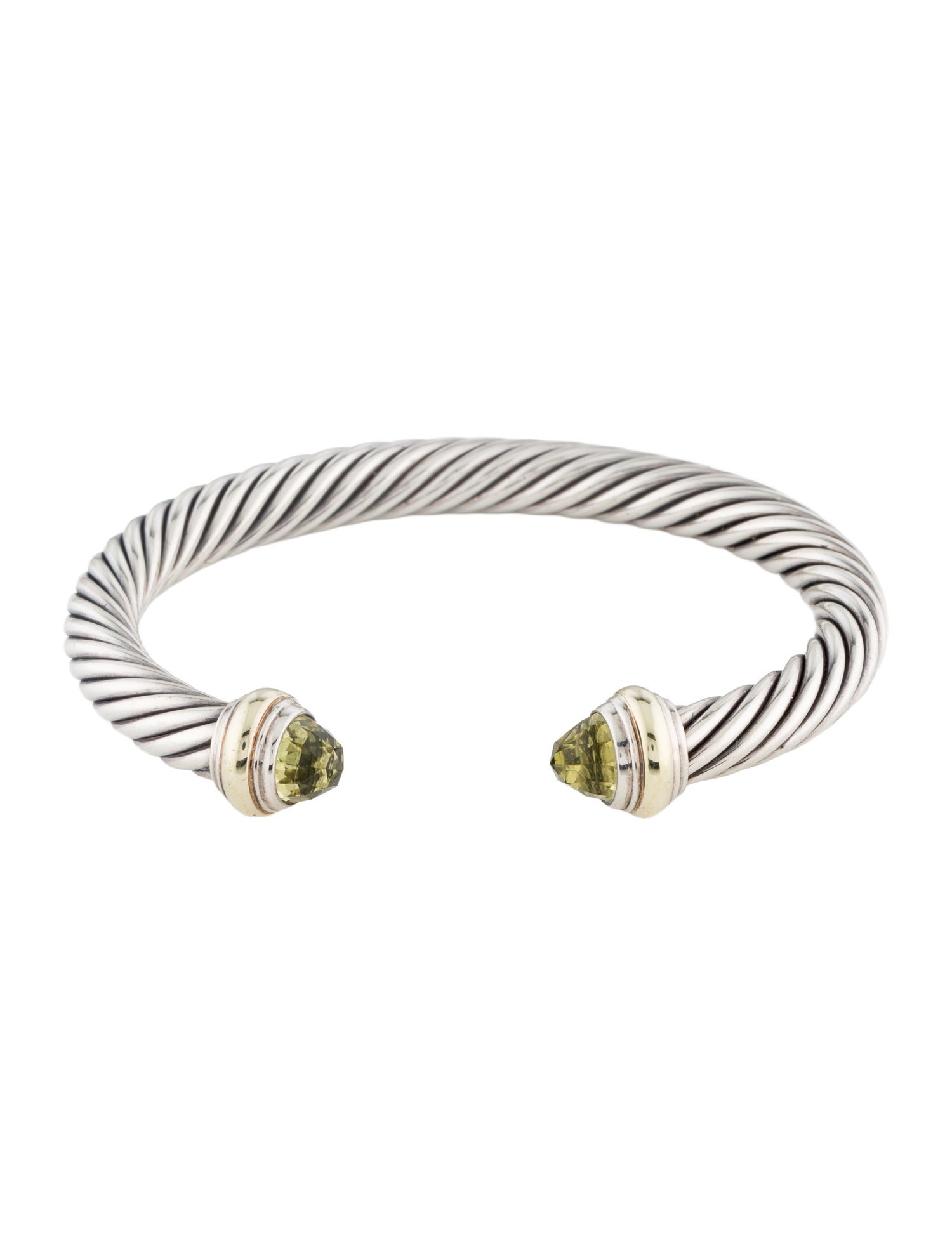 David Yurman Prasiolite Classic Cable Bracelet
