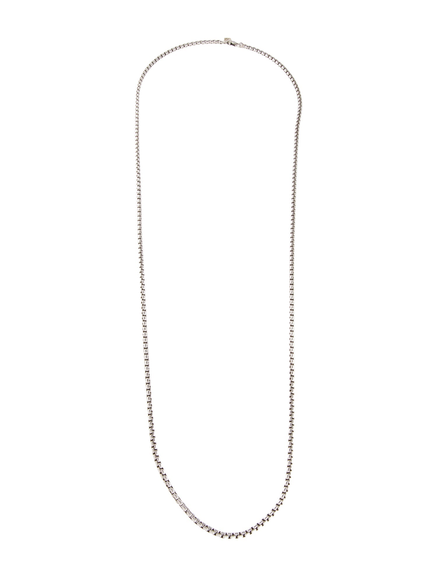 David Yurman Long Box Chain Necklace