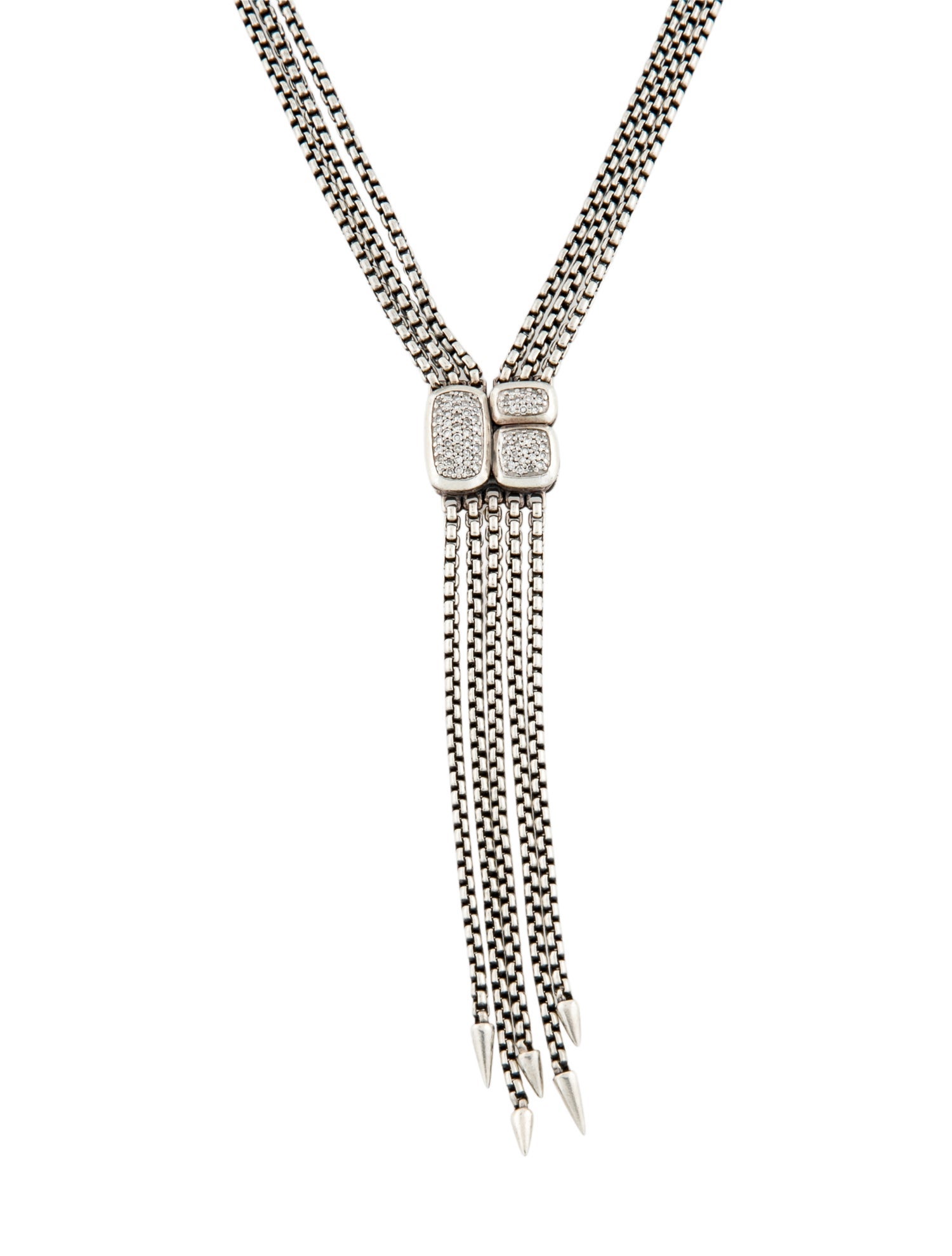 David Yurman Diamond Confetti Lavalier Necklace