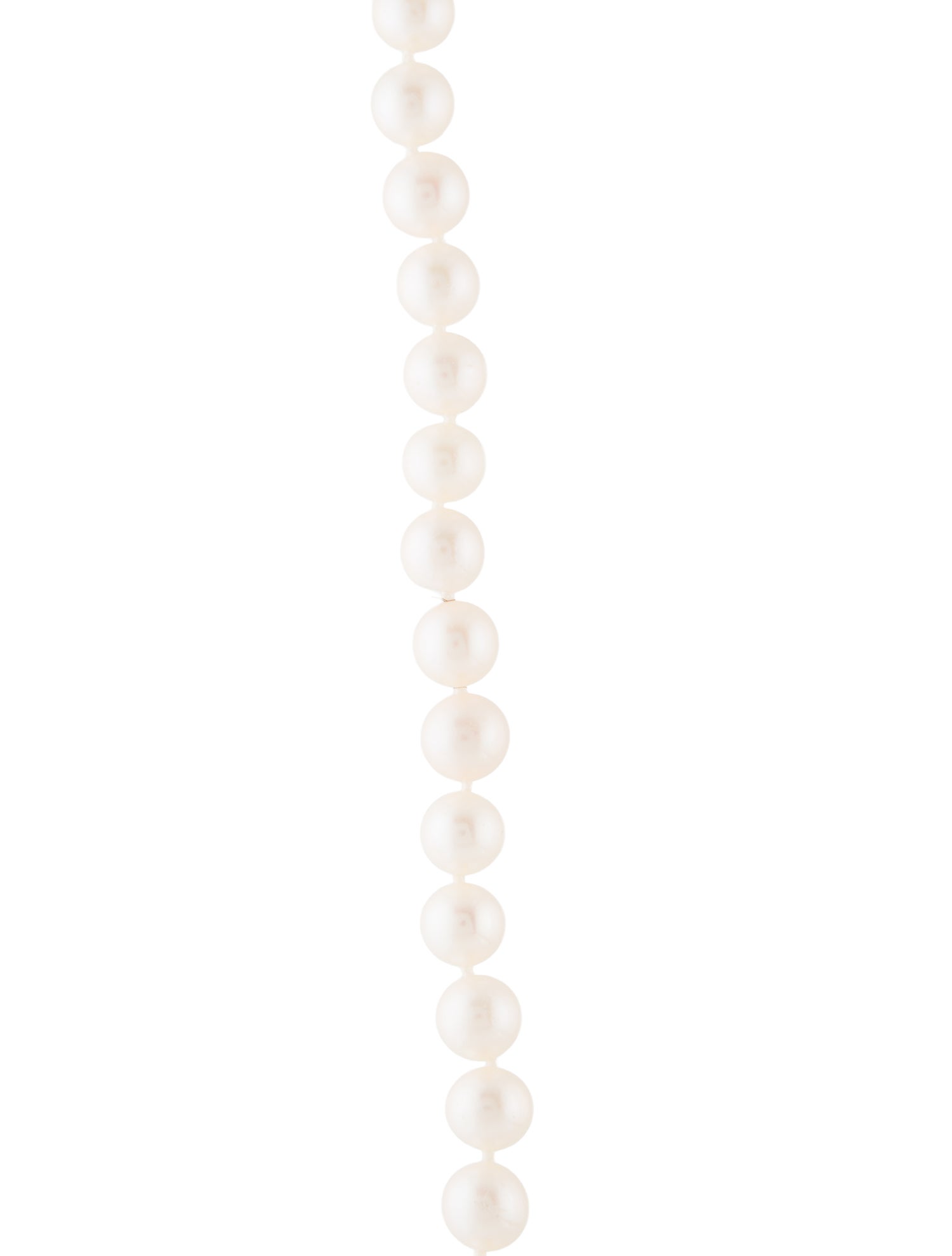 David Yurman Pearl & Diamond Buckle Bead Strand Necklace