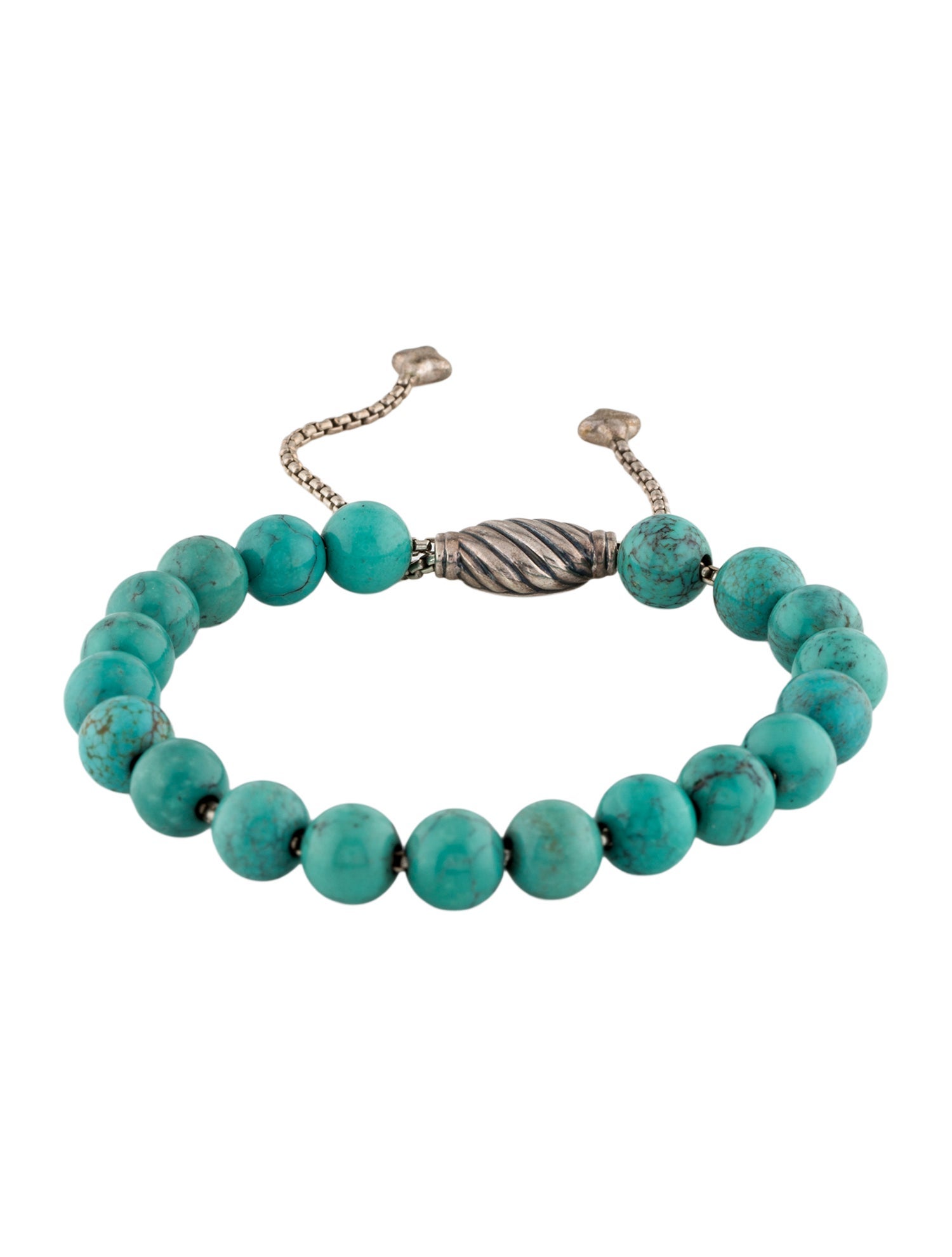 David Yurman Turquoise Spiritual Bead Bracelet