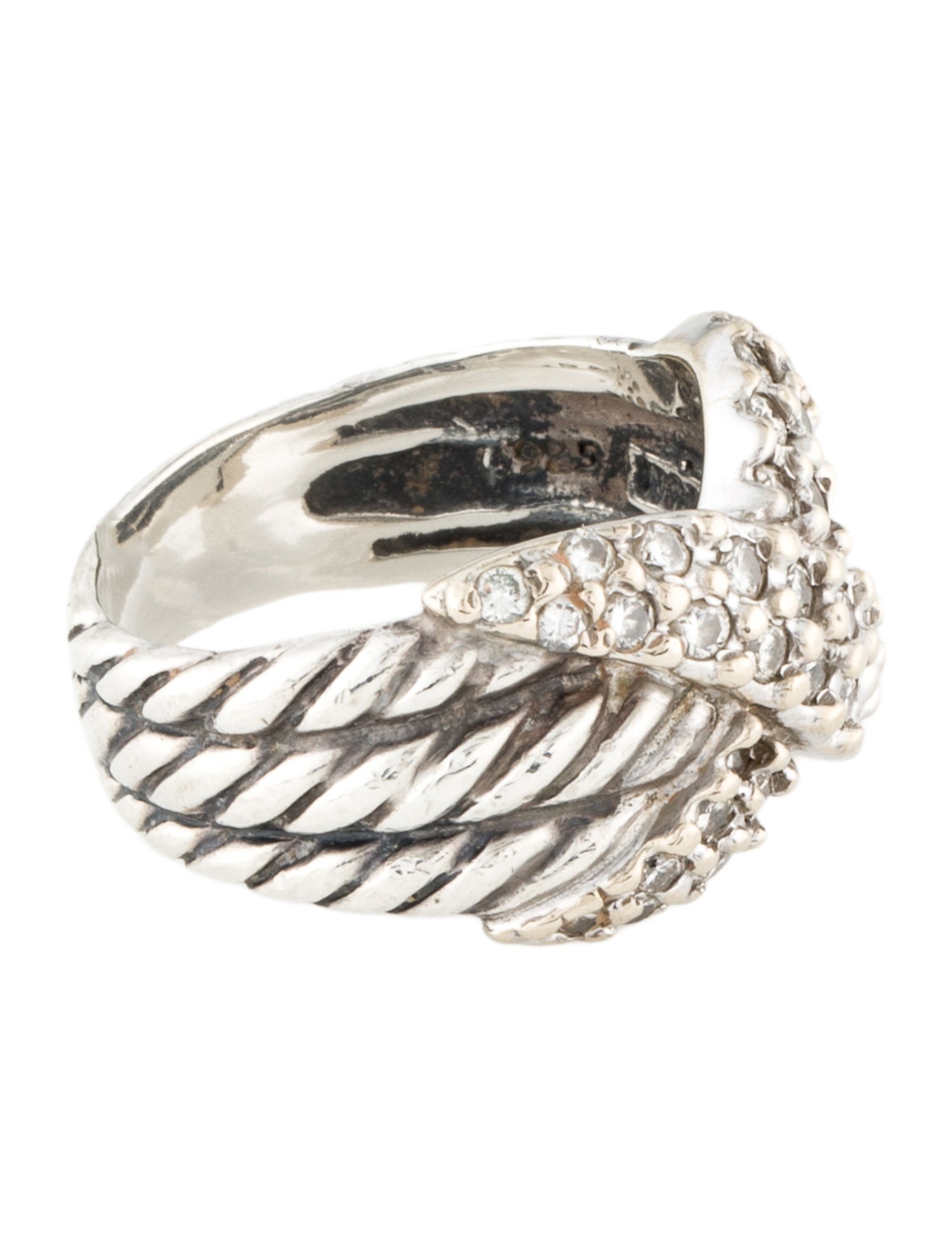 David Yurman Diamond X Band