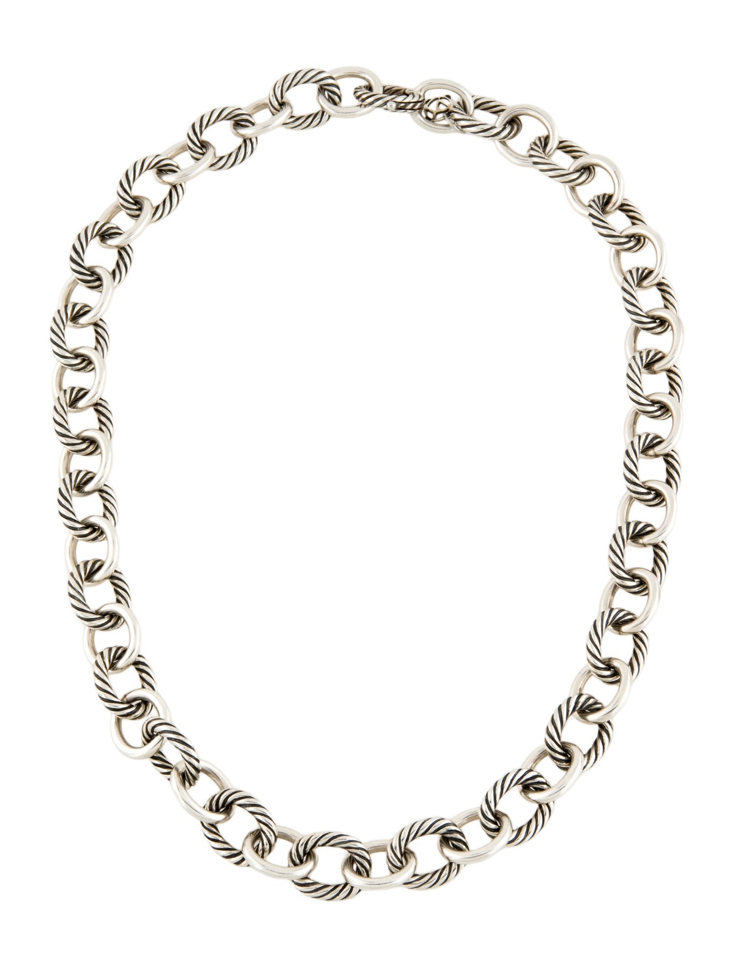 David Yurman Oval Link Chain Necklace
