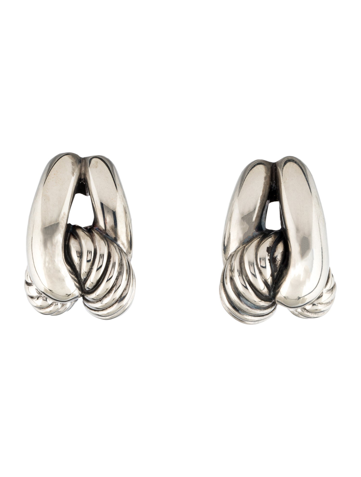 David Yurman Woven Cable Earclips
