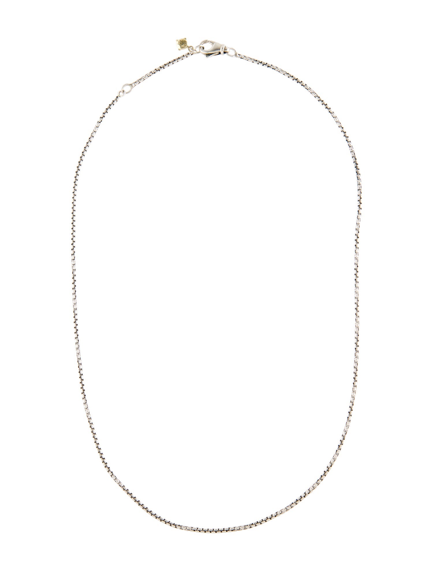 David Yurman Two-Tone Box Chain Necklace