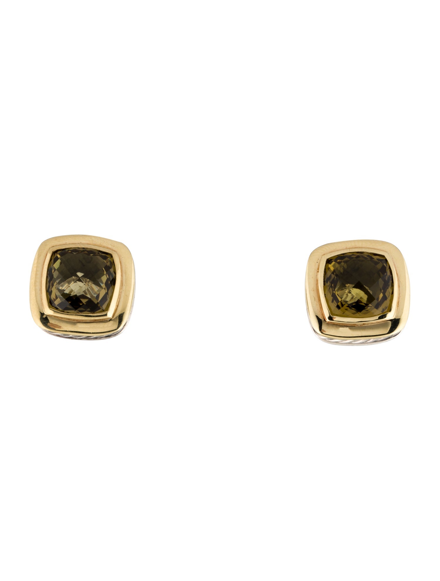 David Yurman Lemon Quartz Albion Earrings