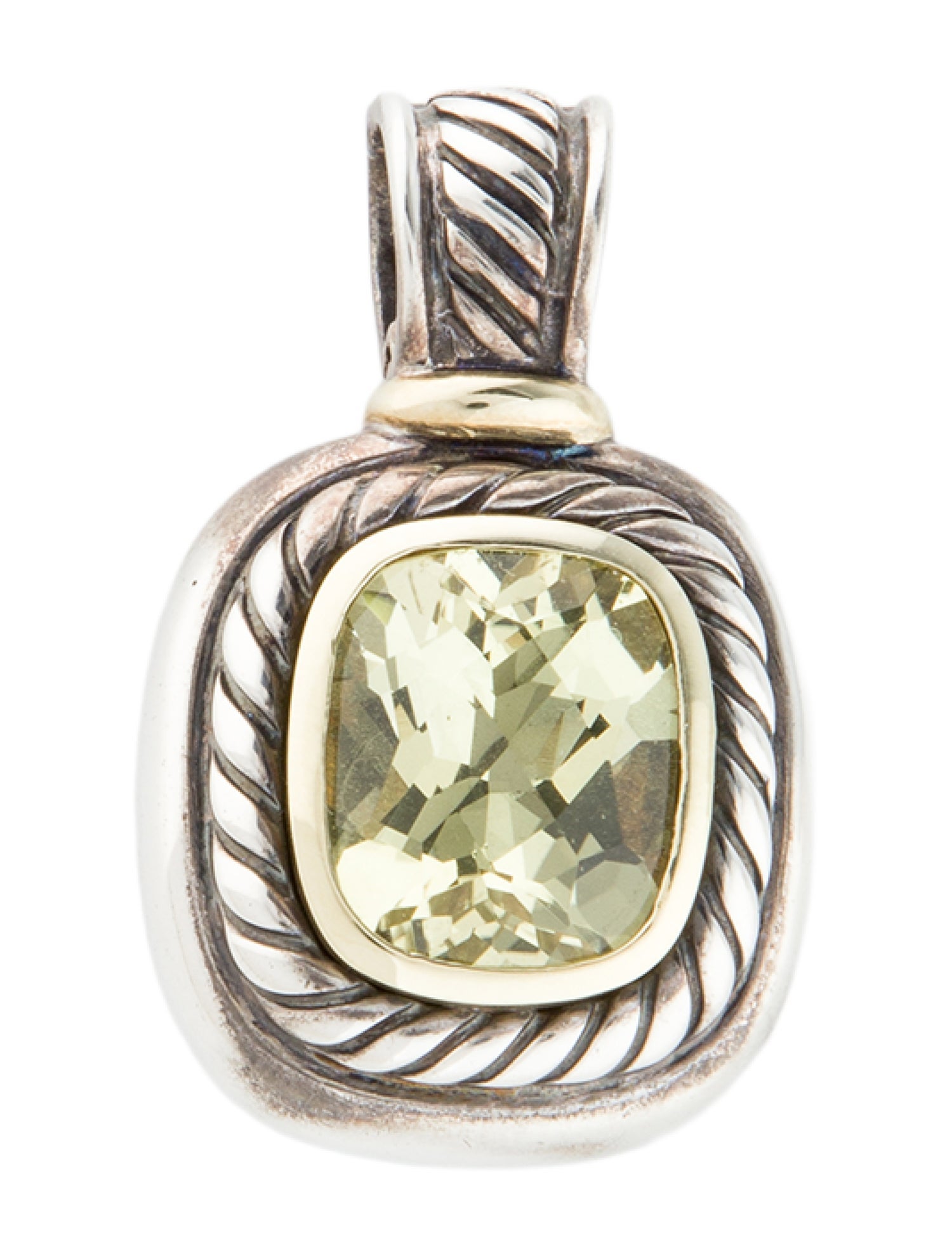 David Yurman Quartz Albion Enhancer Pendant
