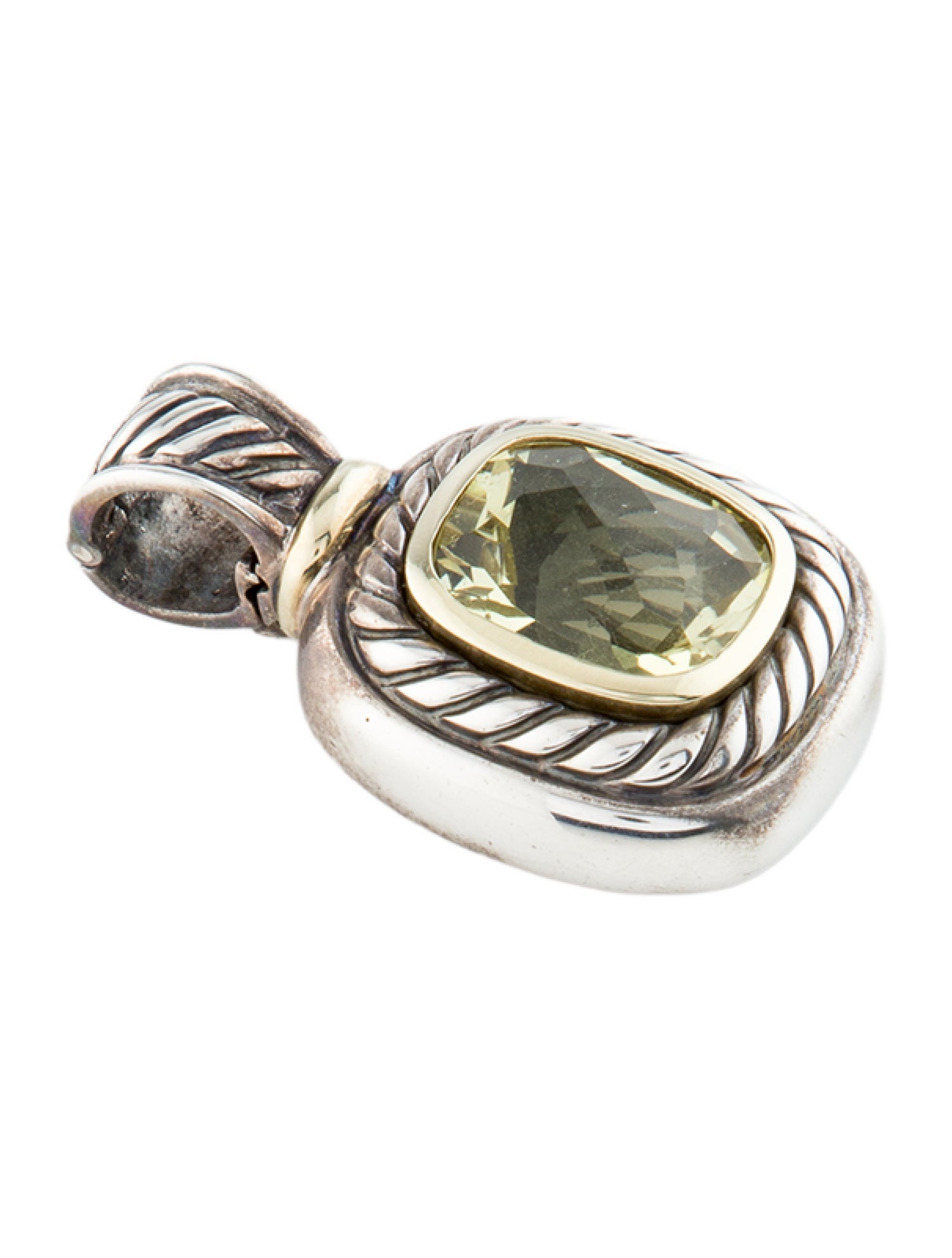 David Yurman Quartz Albion Enhancer Pendant