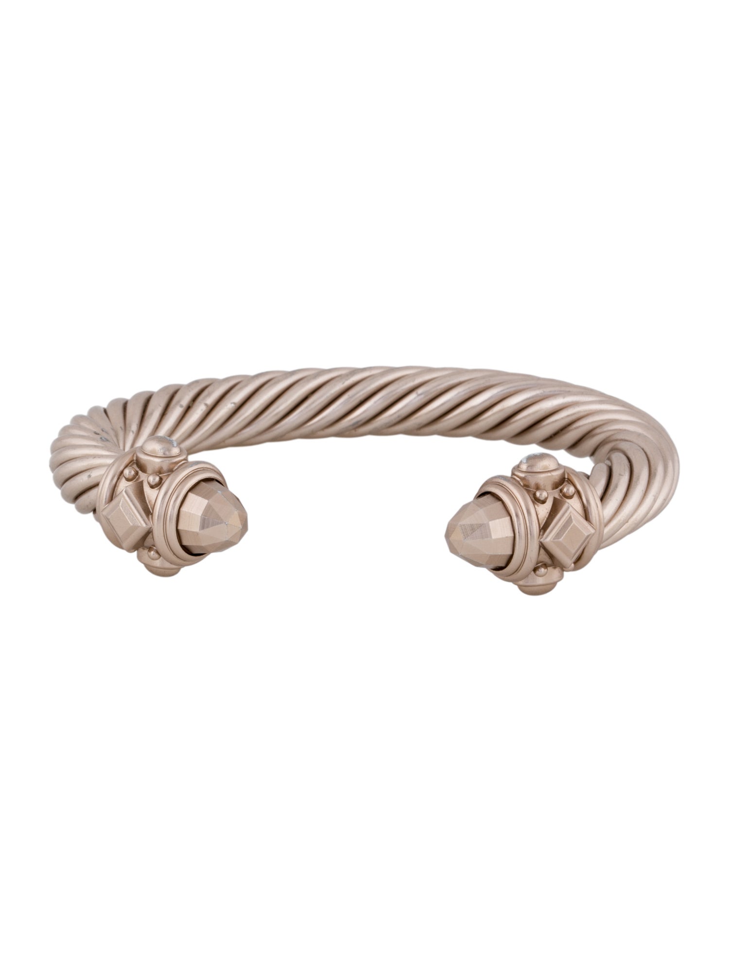 David Yurman Aluminum Cable Renaissance Cuff Bracelet