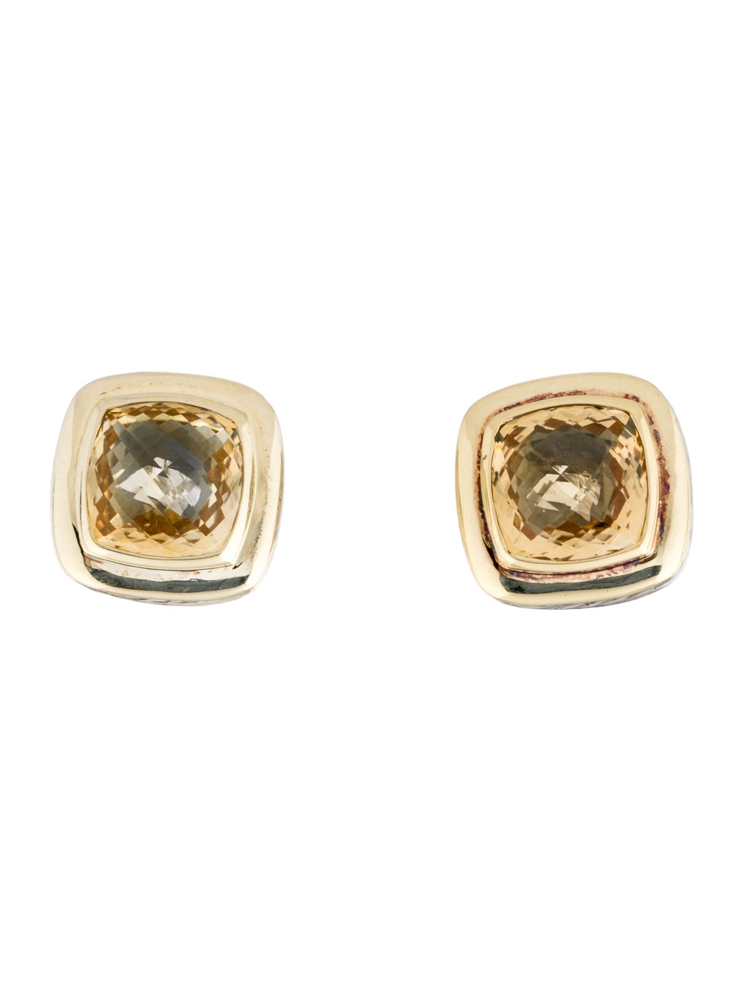 David Yurman Citrine Albion Stud Earclips